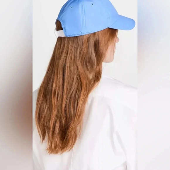 rag & bone Women's Addison Baseball Cap, Rtroblu, Blue, One Size NWOT - Picture 2 of 3